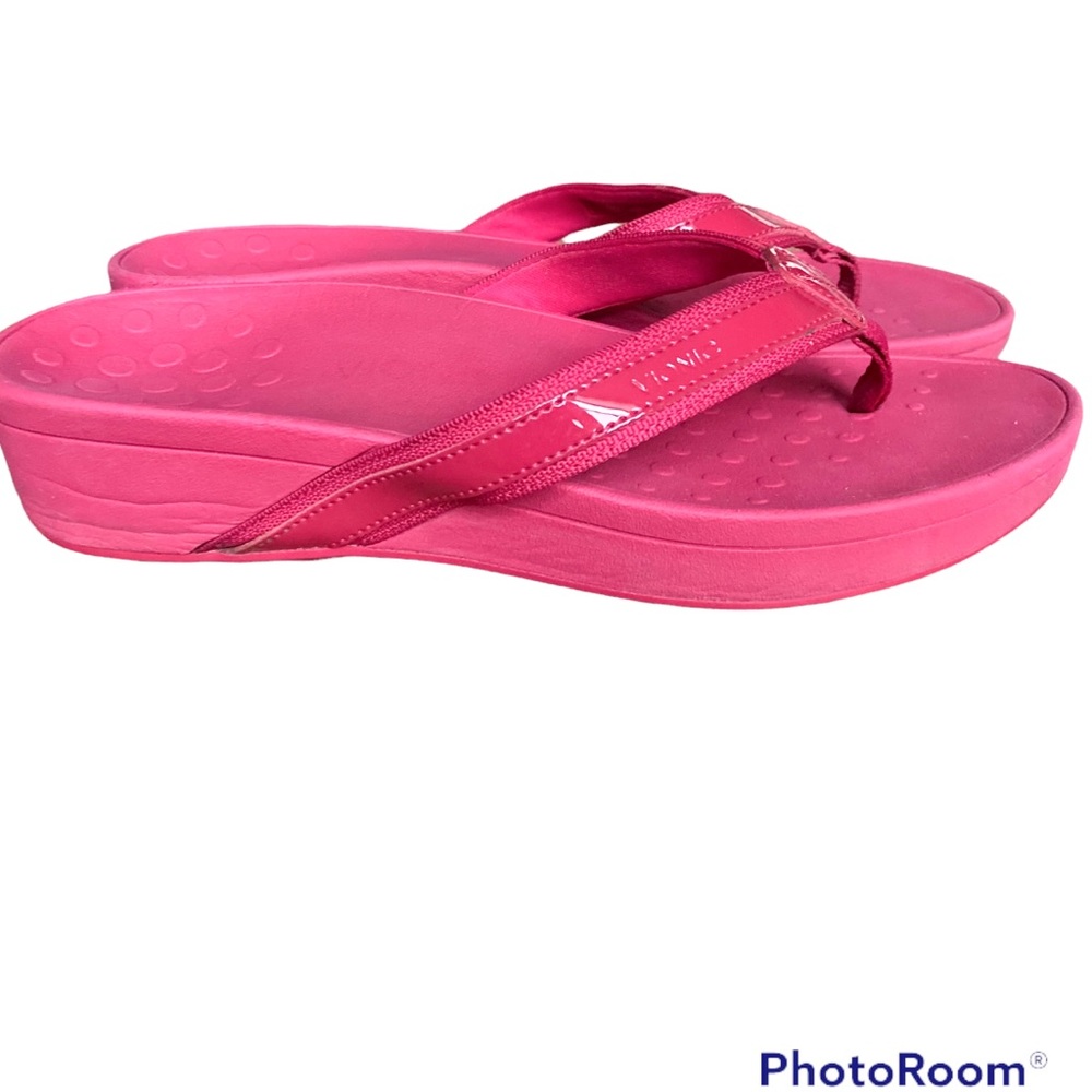 Vionic High Tide Orthaheel Platform Wedge Flip Flop Sandals size 11